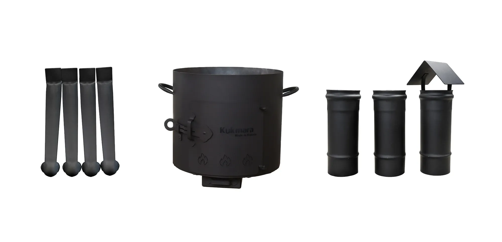 укт03 Учаг для казана 9л с трубой 0 отдельно